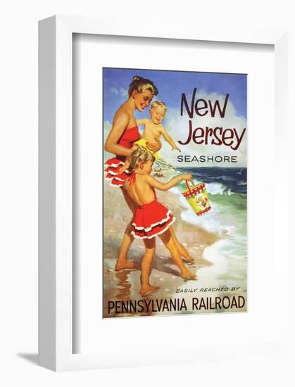 New Jersy Seashore Resorts-null-Framed Art Print