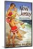 New Jersy Seashore Resorts-null-Mounted Art Print