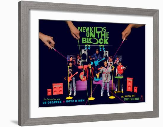 New Kids On The Block-Kii Arens-Framed Art Print