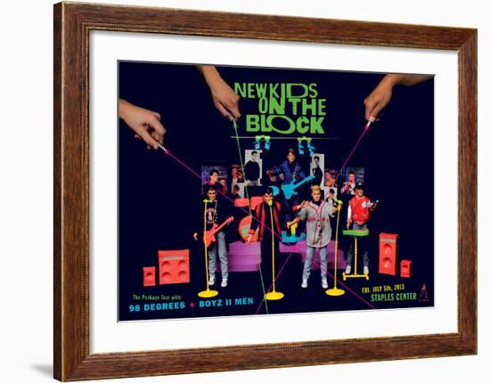 New Kids On The Block-Kii Arens-Framed Art Print