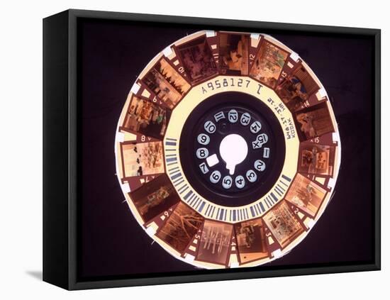 New Kodak Disc Camera Film, Negatives and Positive Experimented by Life Photographer-Alfred Eisenstaedt-Framed Premier Image Canvas