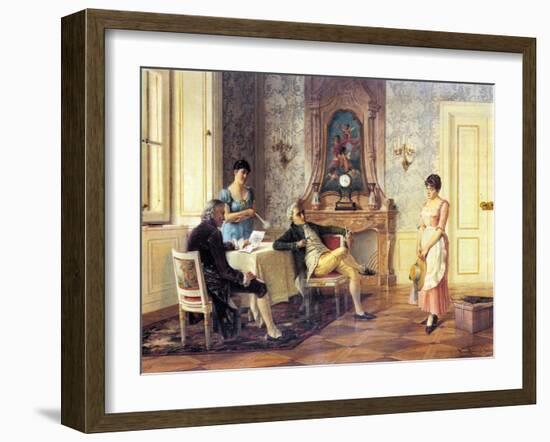 New Lady's Maid-Isidor Kaufmann-Framed Art Print