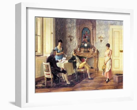 New Lady's Maid-Isidor Kaufmann-Framed Art Print