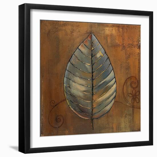 New Leaf III (Copper)-Patricia Pinto-Framed Art Print