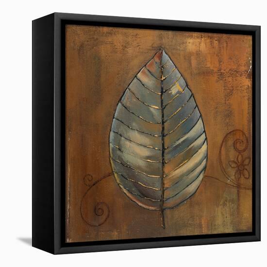 New Leaf III (Copper)-Patricia Pinto-Framed Stretched Canvas