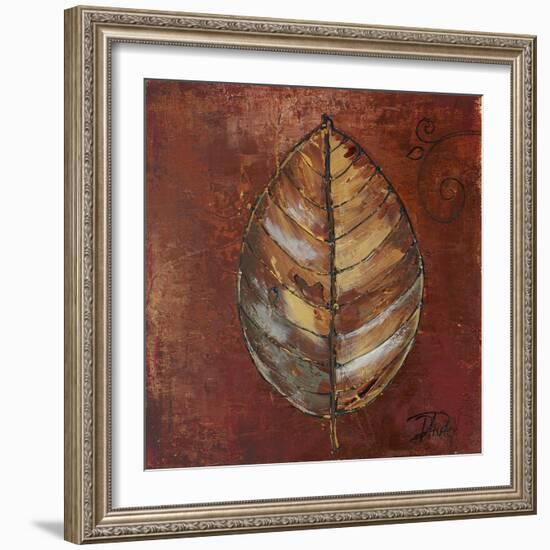 New Leaf IV (Russet)-Patricia Pinto-Framed Art Print