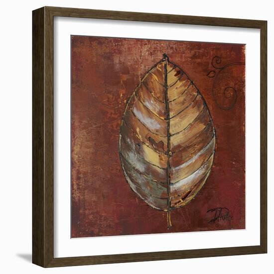 New Leaf IV (Russet)-Patricia Pinto-Framed Art Print