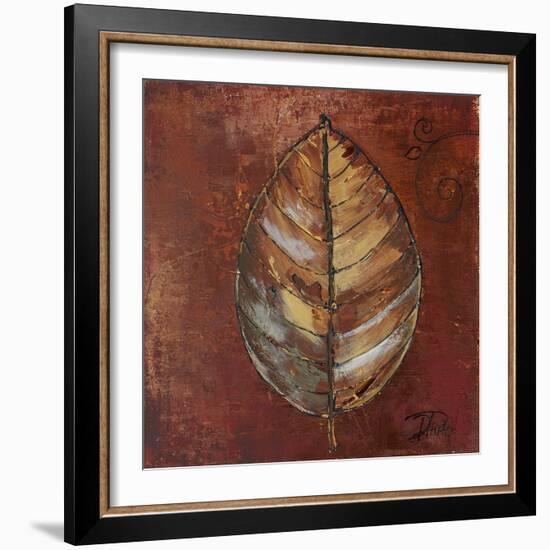 New Leaf IV (Russet)-Patricia Pinto-Framed Art Print