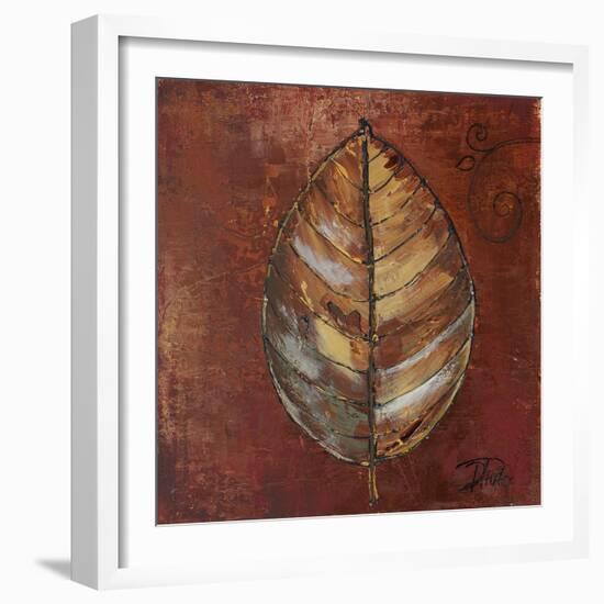 New Leaf IV (Russet)-Patricia Pinto-Framed Art Print