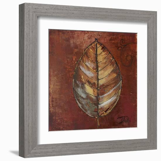 New Leaf IV (Russet)-Patricia Pinto-Framed Art Print