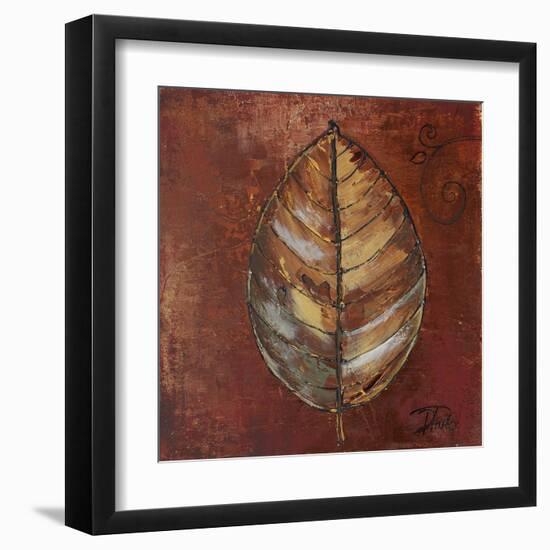 New Leaf IV (Russet)-Patricia Pinto-Framed Art Print