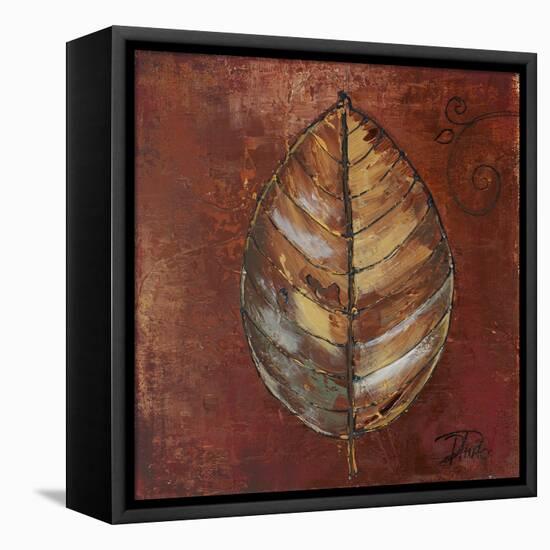 New Leaf IV (Russet)-Patricia Pinto-Framed Stretched Canvas