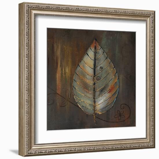 New Leaf VI (Brown)-Patricia Pinto-Framed Art Print