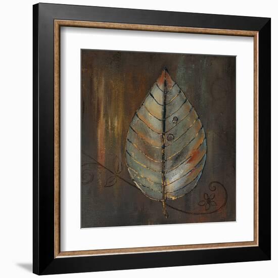 New Leaf VI (Brown)-Patricia Pinto-Framed Art Print