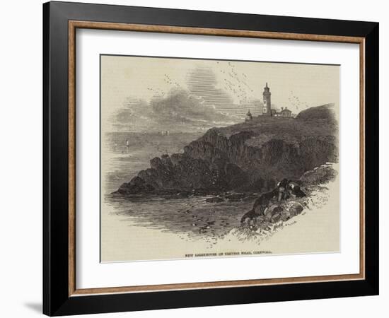 New Lighthouse on Trevose Head, Cornwall-null-Framed Giclee Print