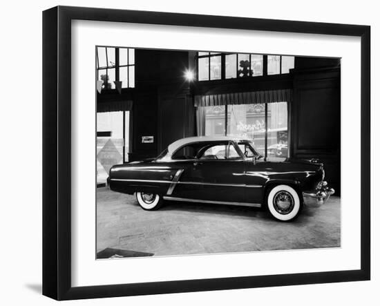 New Lincoln Capri Standing in Show Room-Eliot Elisofon-Framed Photographic Print