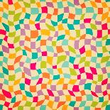 Seamless Color Mosaic Background. Vector Illustration.-New Line-Art Print