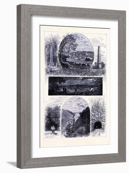 New London and Norwich United States of America-null-Framed Giclee Print