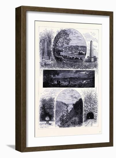 New London and Norwich United States of America-null-Framed Giclee Print