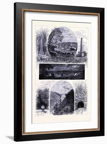 New London and Norwich United States of America-null-Framed Giclee Print