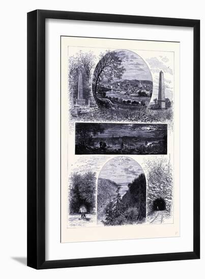 New London and Norwich United States of America-null-Framed Giclee Print