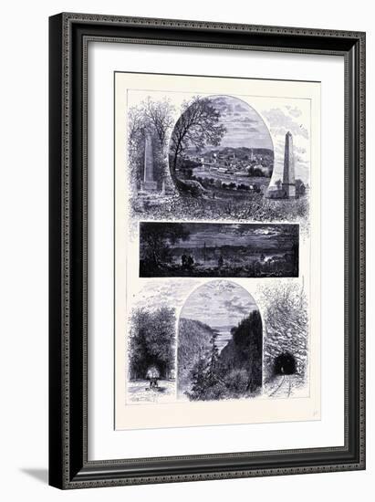 New London and Norwich United States of America-null-Framed Giclee Print