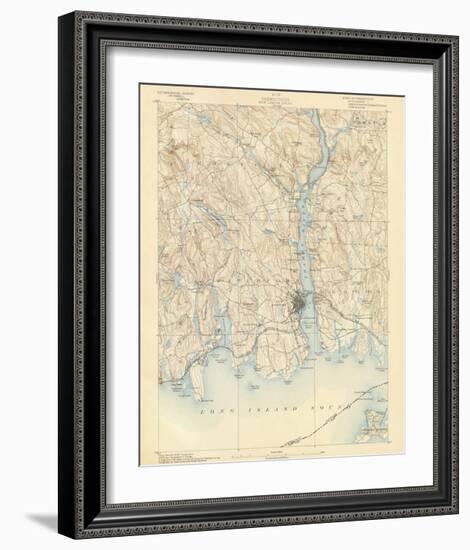 New London, Connecticut, c.1893-null-Framed Art Print