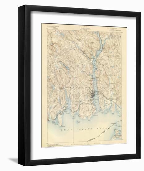 New London, Connecticut, c.1893-null-Framed Art Print