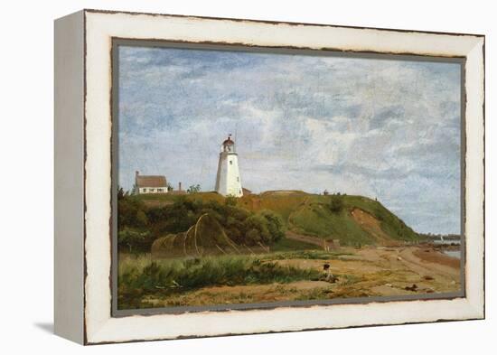 New London, Connecticut-Eug?ne Boudin-Framed Premier Image Canvas