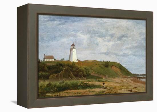 New London, Connecticut-Eug?ne Boudin-Framed Premier Image Canvas