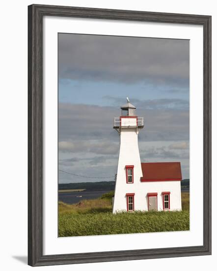 New London Lighthouse, New London, Prince Edward Island, Canada, North America-Michael DeFreitas-Framed Photographic Print