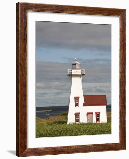 New London Lighthouse, New London, Prince Edward Island, Canada, North America-Michael DeFreitas-Framed Photographic Print