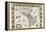 New Map of the Americas-Willem Janszoon Blaeu-Framed Stretched Canvas