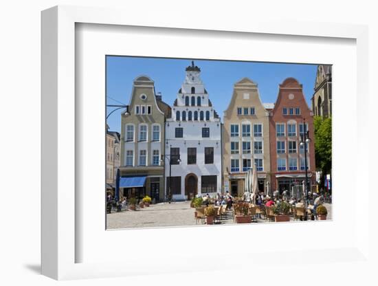 New Market Square, Rostock, Germany-Peter Adams-Framed Photographic Print