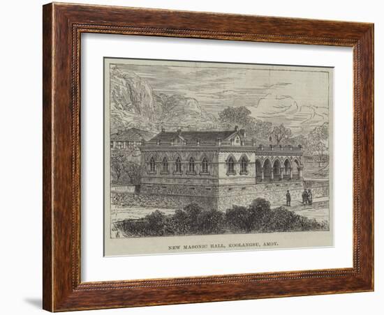 New Masonic Hall, Koolangsu, Amoy-Frank Watkins-Framed Giclee Print