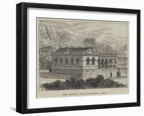 New Masonic Hall, Koolangsu, Amoy-Frank Watkins-Framed Giclee Print