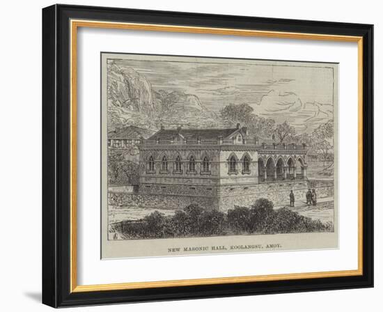 New Masonic Hall, Koolangsu, Amoy-Frank Watkins-Framed Giclee Print