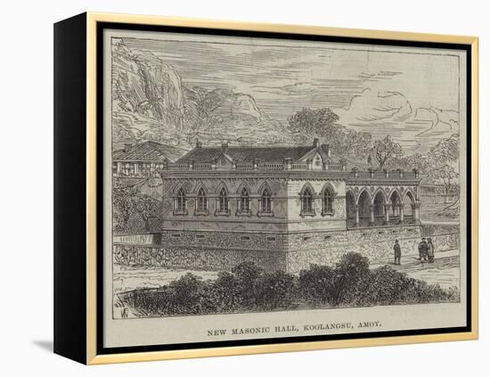 New Masonic Hall, Koolangsu, Amoy-Frank Watkins-Framed Premier Image Canvas