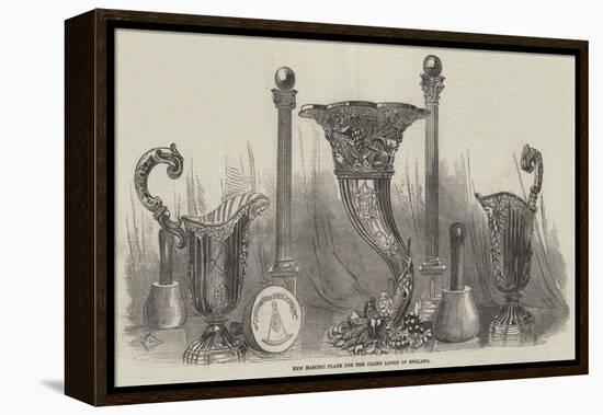 New Masonic Plate for the Grand Lodge of England-null-Framed Premier Image Canvas