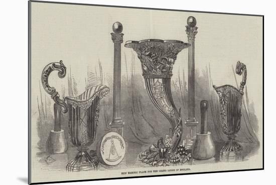 New Masonic Plate for the Grand Lodge of England-null-Mounted Giclee Print