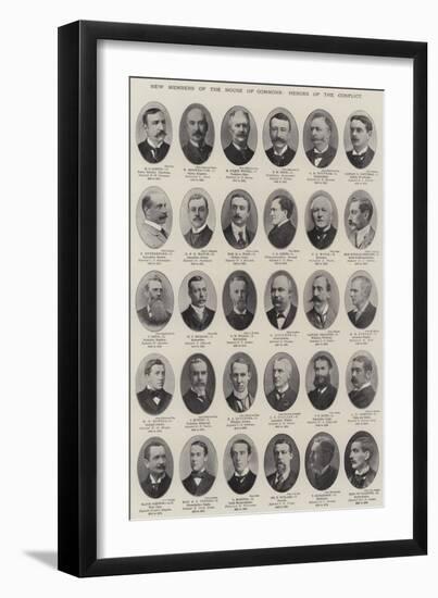 New Members of the House of Commons, Heroes of the Conflict-null-Framed Giclee Print