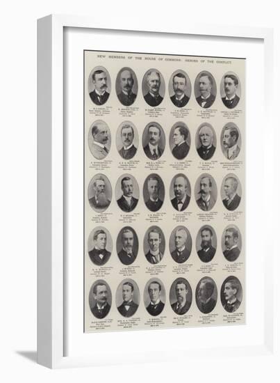 New Members of the House of Commons, Heroes of the Conflict-null-Framed Giclee Print