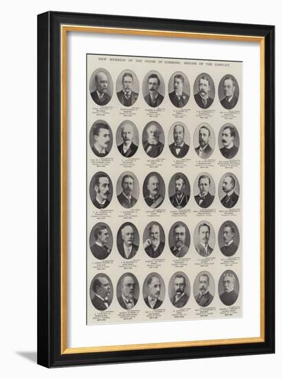 New Members of the House of Commons, Heroes of the Conflict-null-Framed Giclee Print