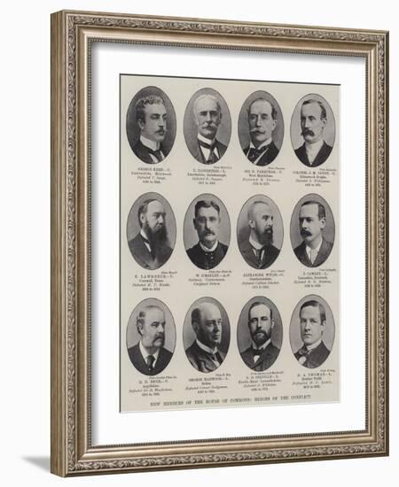 New Members of the House of Commons, Heroes of the Conflict-null-Framed Giclee Print