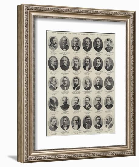 New Members of the House of Commons, Heroes of the Conflict-null-Framed Giclee Print