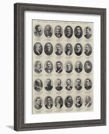 New Members of the House of Commons, Heroes of the Conflict-null-Framed Giclee Print