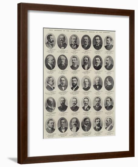 New Members of the House of Commons, Heroes of the Conflict-null-Framed Giclee Print