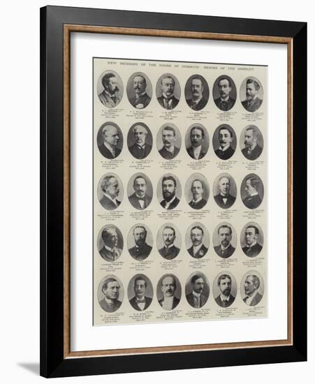 New Members of the House of Commons, Heroes of the Conflict-null-Framed Giclee Print