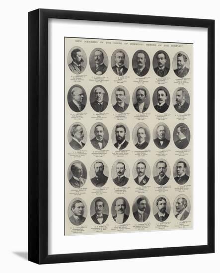 New Members of the House of Commons, Heroes of the Conflict-null-Framed Giclee Print