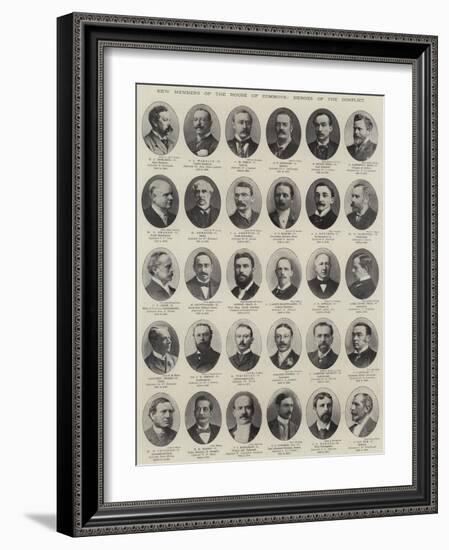 New Members of the House of Commons, Heroes of the Conflict-null-Framed Giclee Print